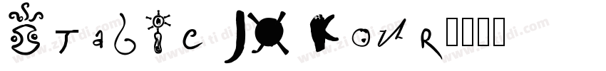 Italic JX Four字体转换